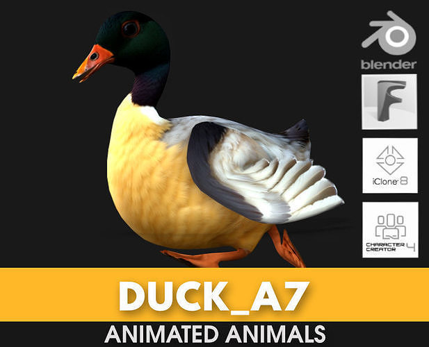 Duck A7 3D model