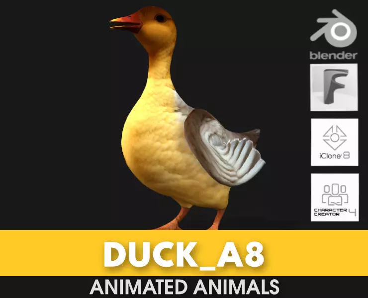 Duck A8 3D model