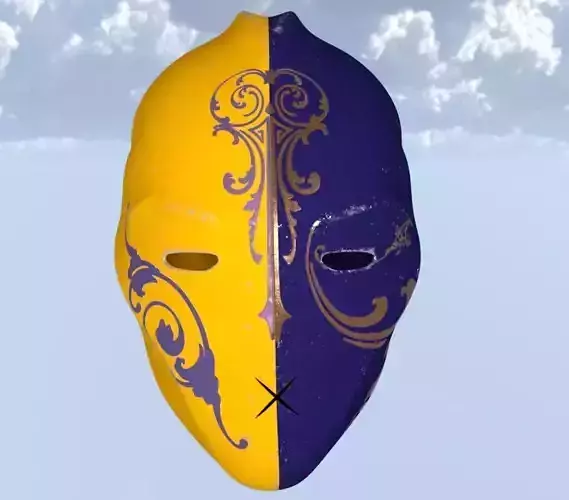 Helmet two faces sci fi