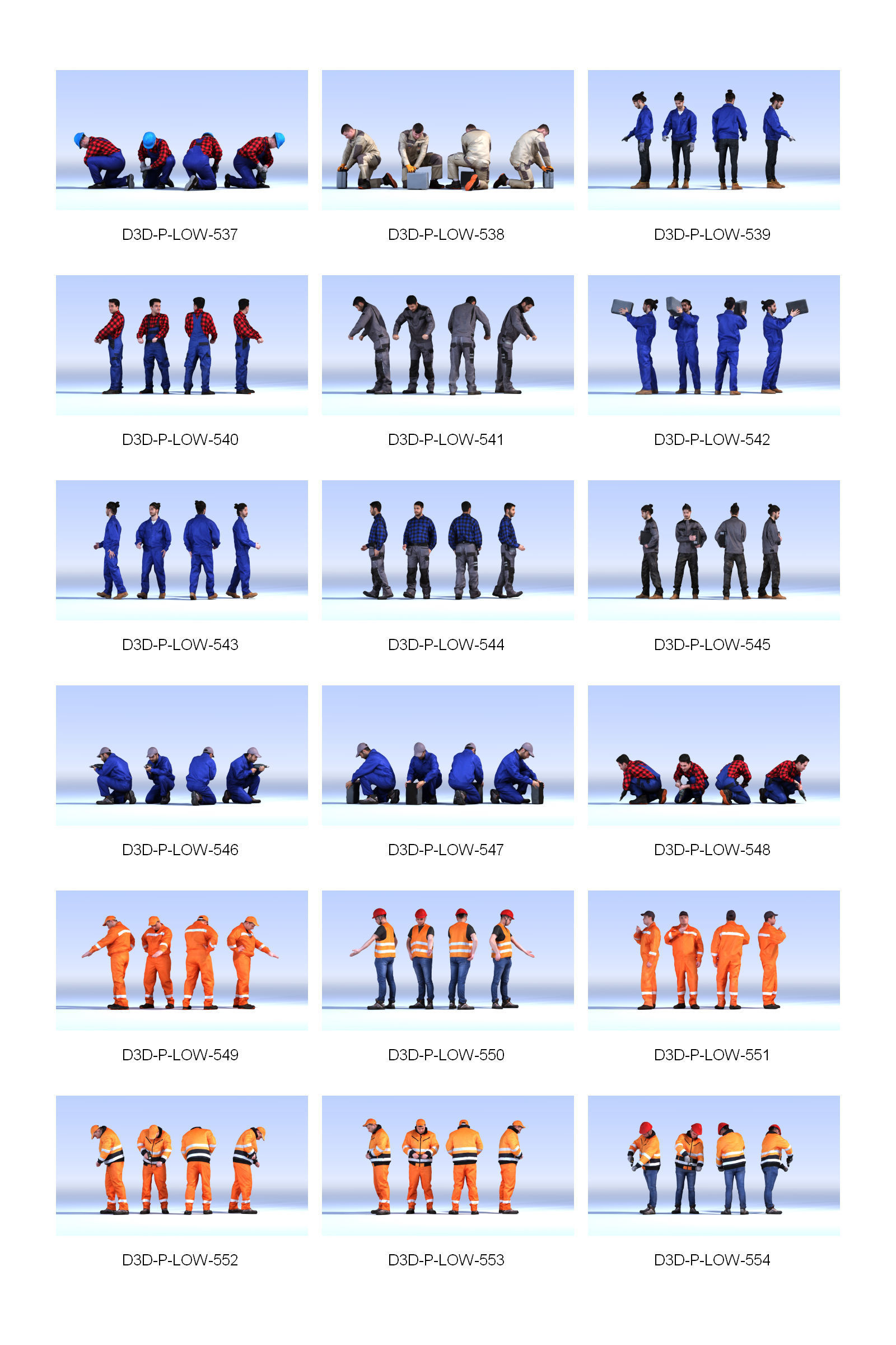 DOSCH 3D - LO-POLY PEOPLE VOL 6 3D model_3