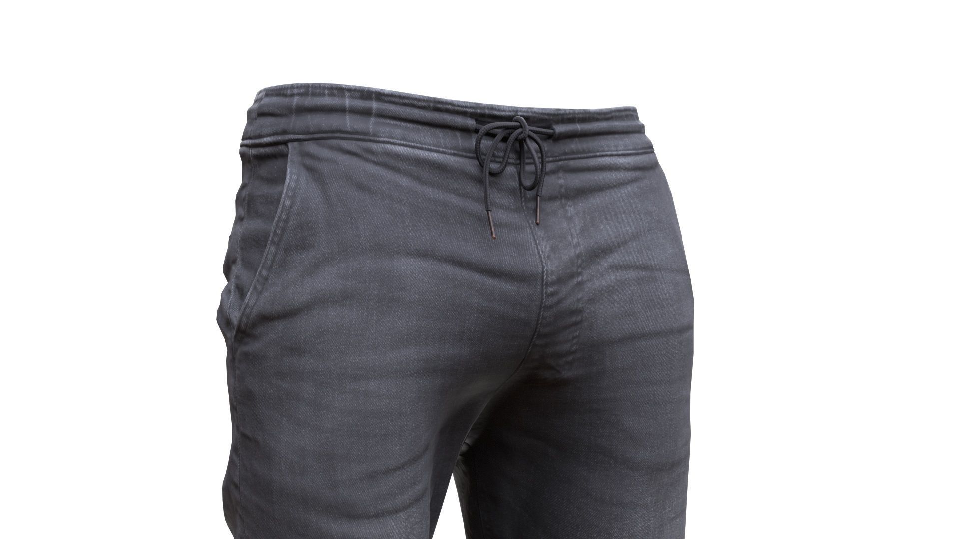 Mens Jeans 2 Low-poly 3D model_10