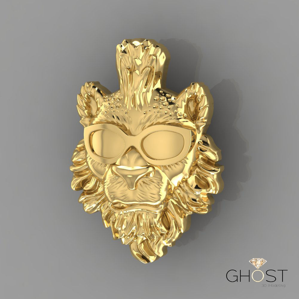 magerit Cheetos tiger pendant  3D print model_3