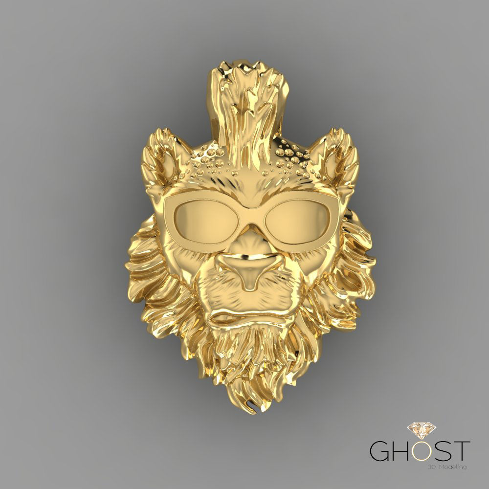 magerit Cheetos tiger pendant  3D print model_4