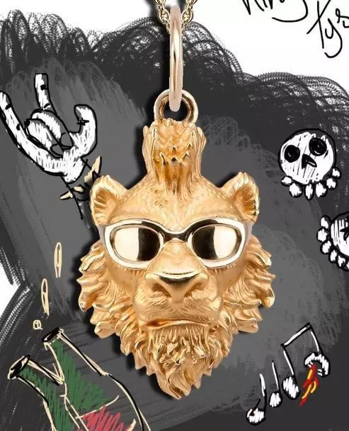 magerit Cheetos tiger pendant  3D print model_0