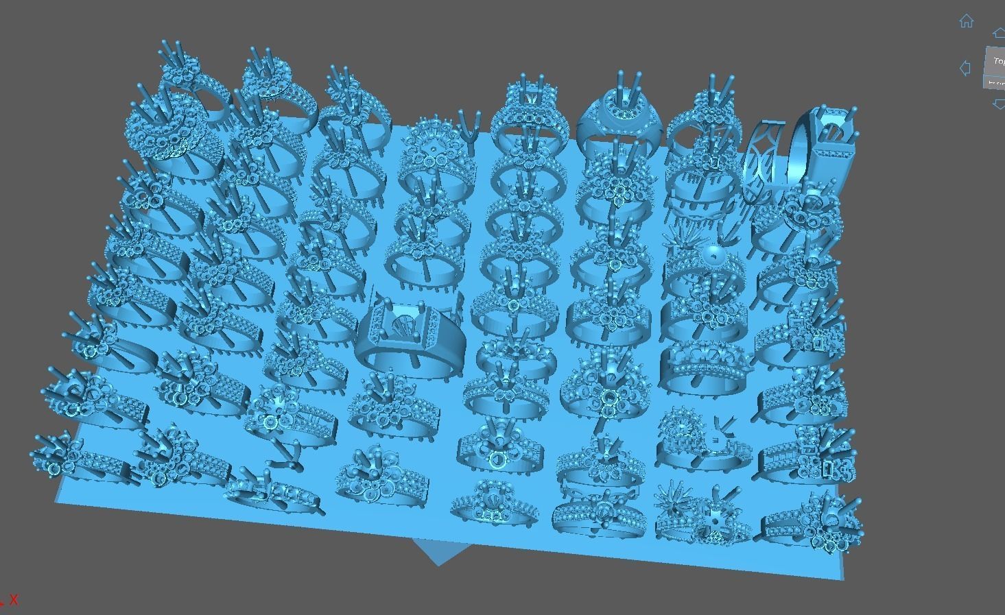 RINGS DIAMOND 3D print model_1