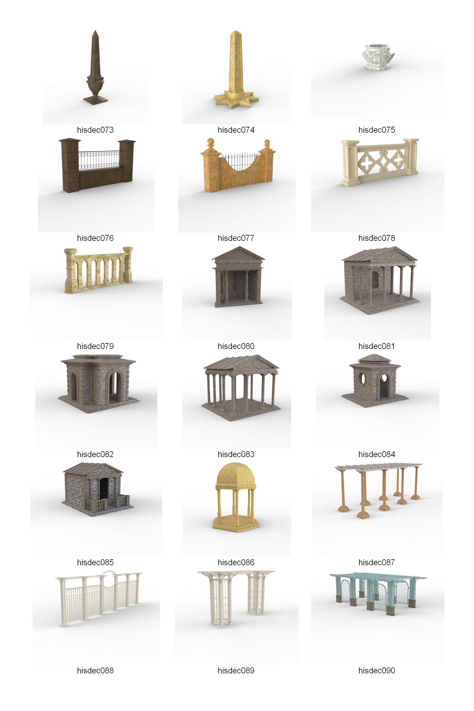 DOSCH 3D - HISTORIC DECORATION V2 3D model_7