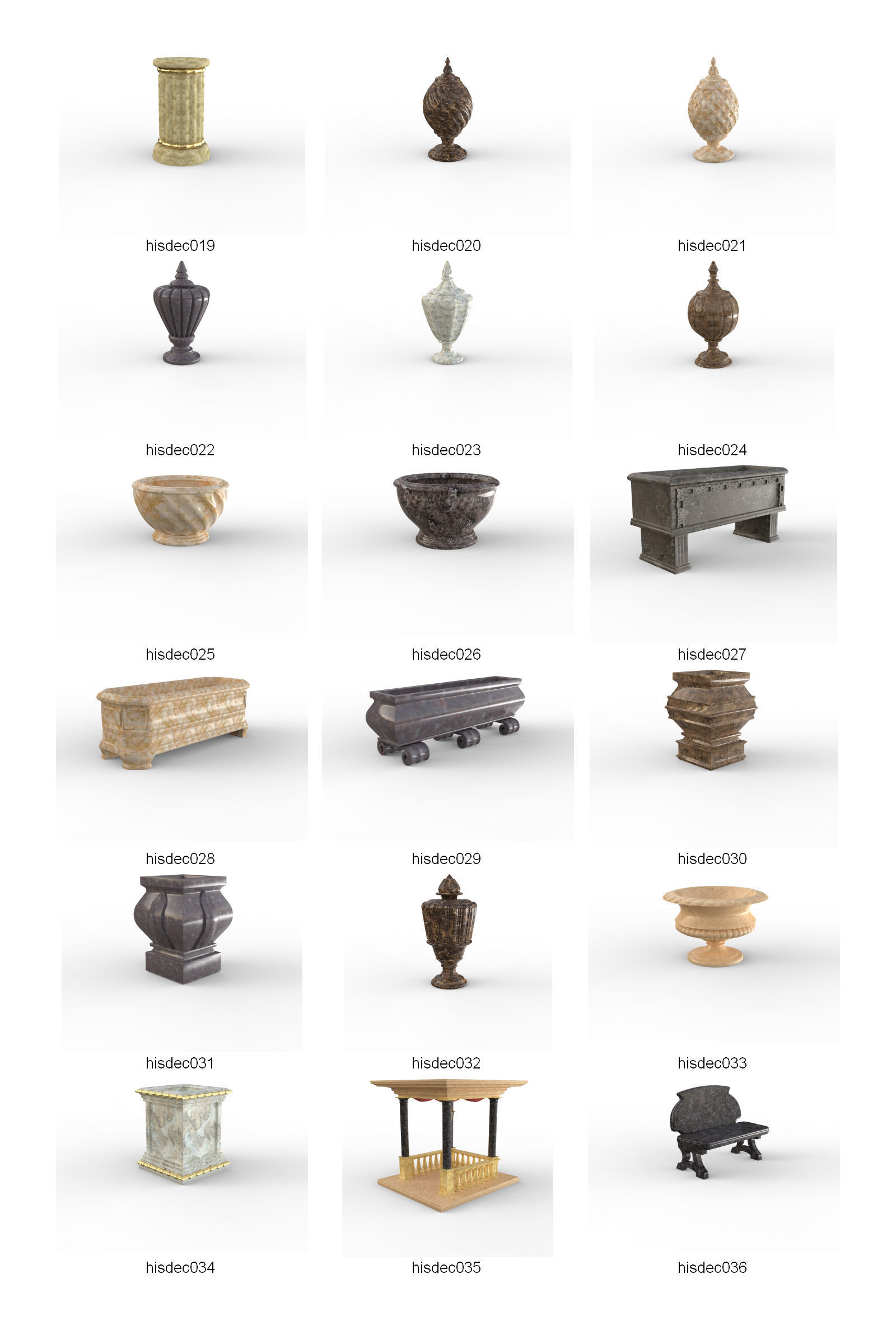 DOSCH 3D - HISTORIC DECORATION V2 3D model_4