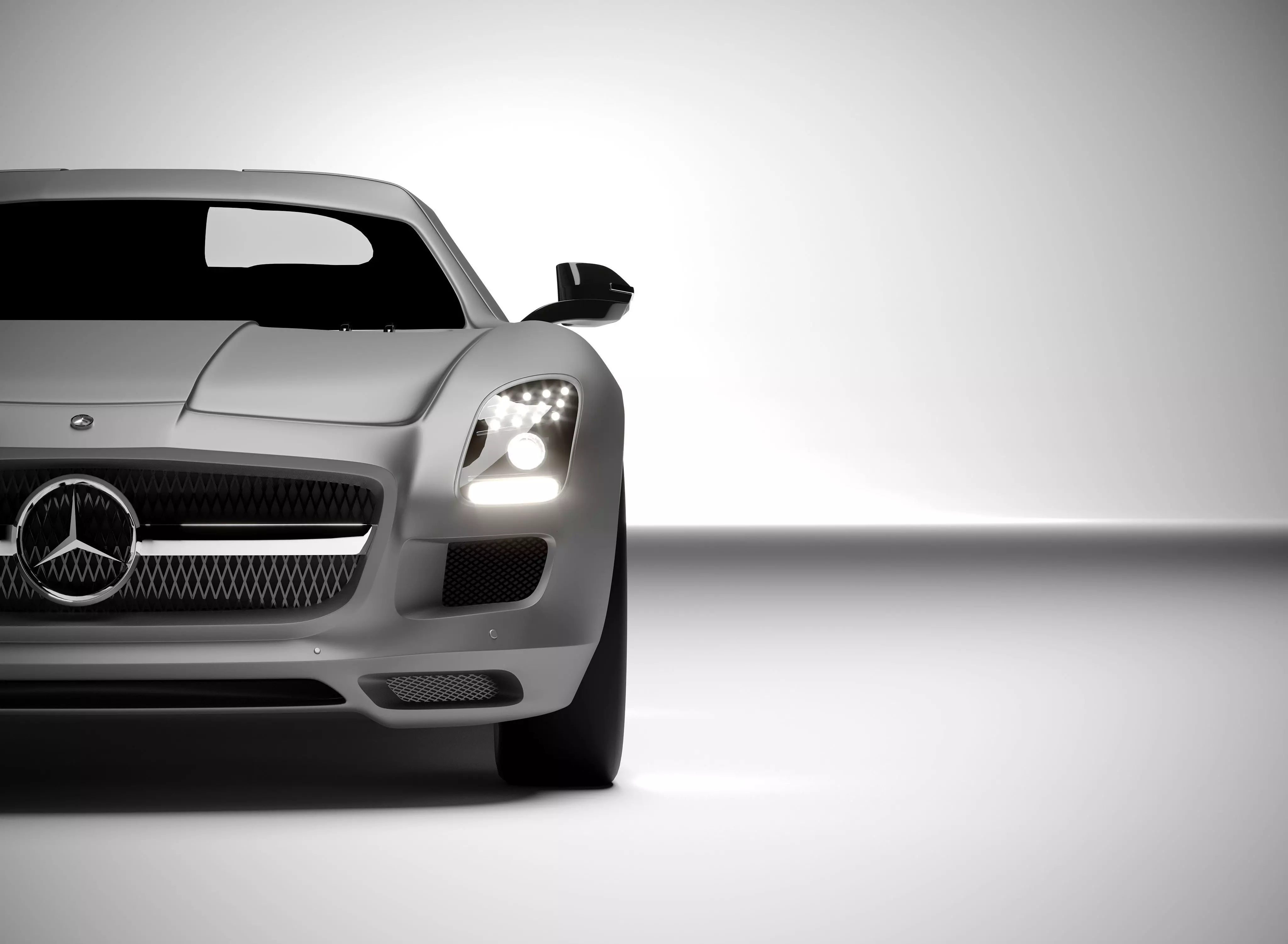 Mercedes benz amg sls 3D model | CGTrader