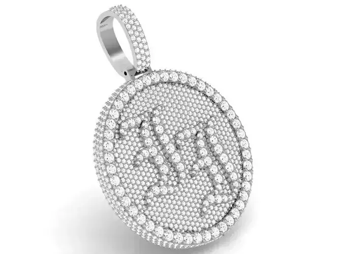 JJ Circle Pendant 4589