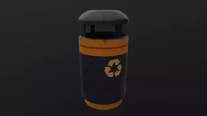 Rubbish Bin 3D Model