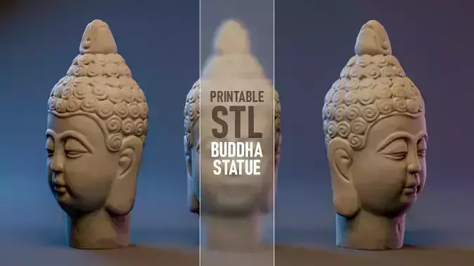 Buddha Statue - Printable STL 3D print model