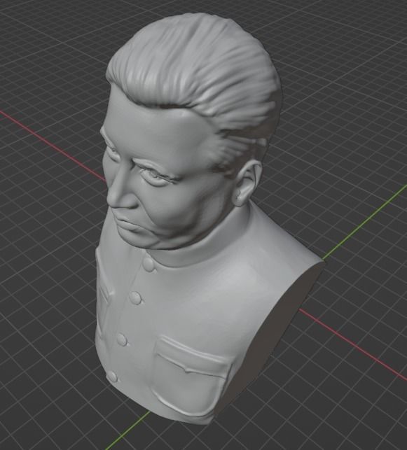 Pol Pot 3D print model_2