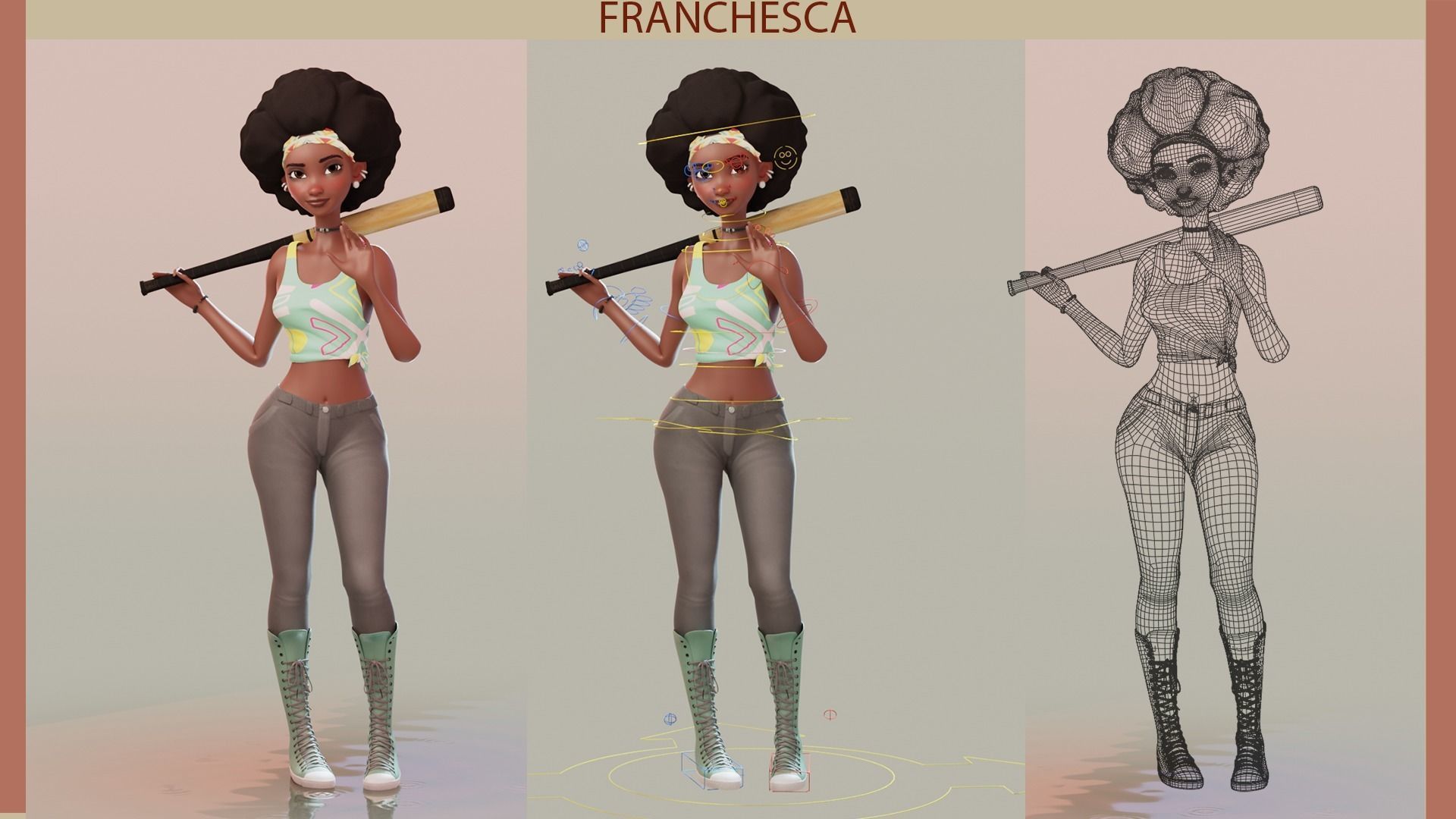 Franchesca Maya Version 3D model_5