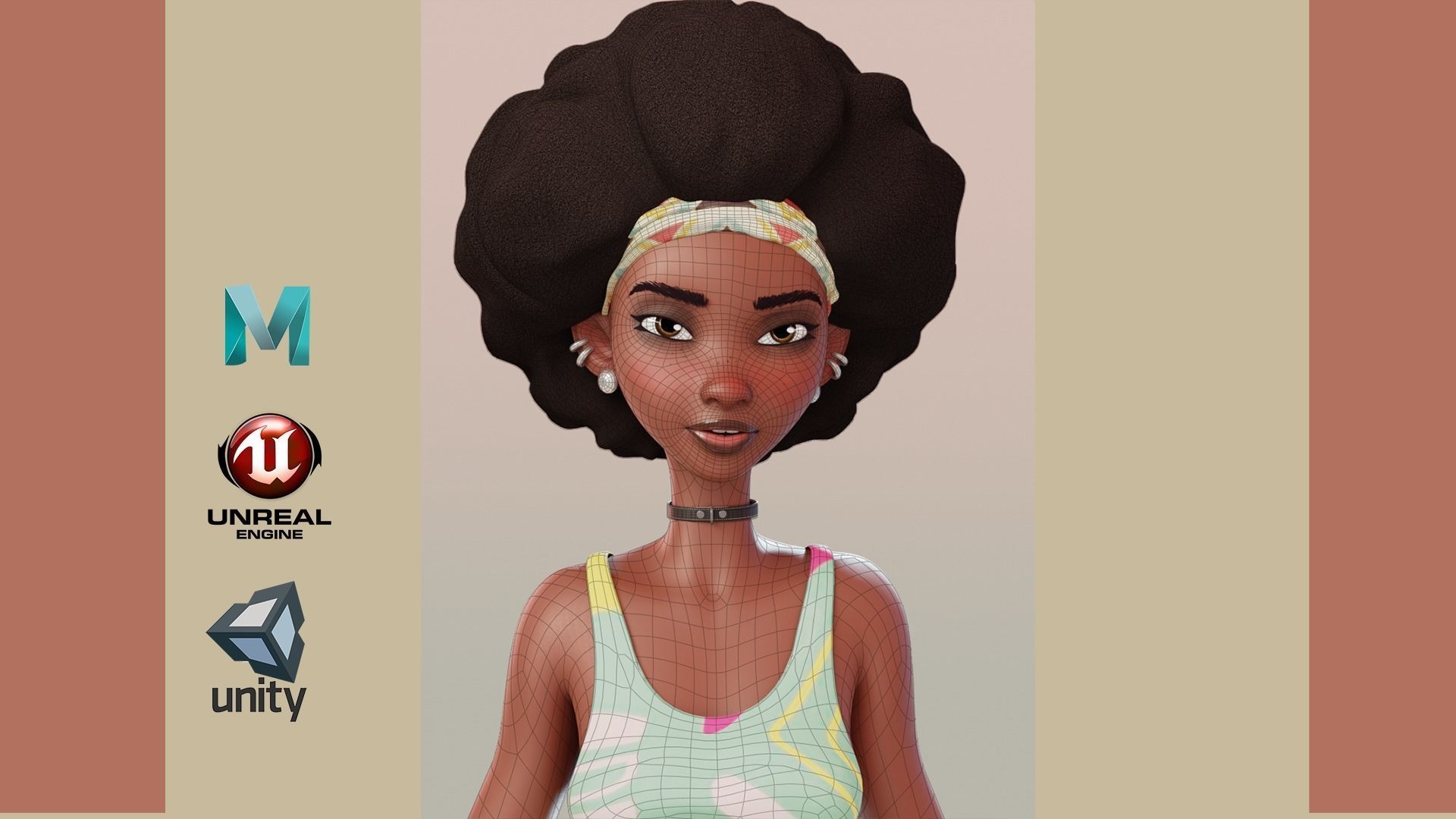 Franchesca Maya Version 3D model_7