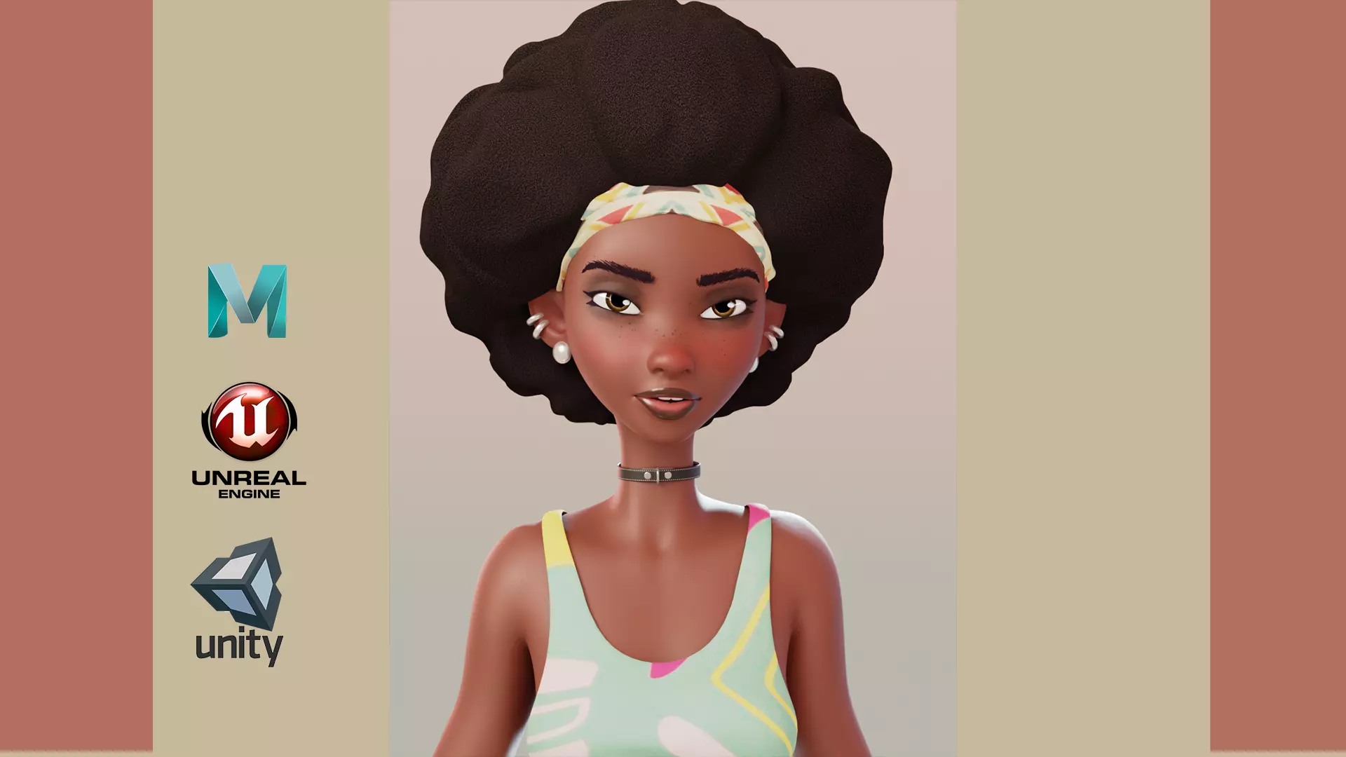 Franchesca Maya Version 3D model_0