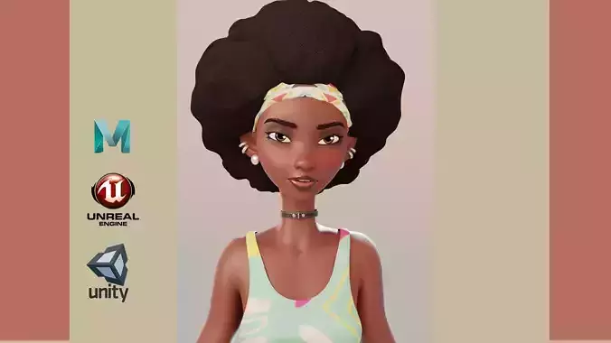 Franchesca Maya Version 3D model Franchesca Maya Version 3D model