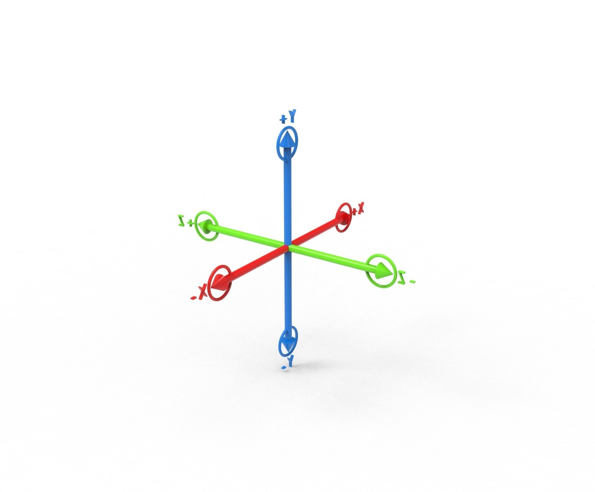 3rd axis Low-poly 3D model_12