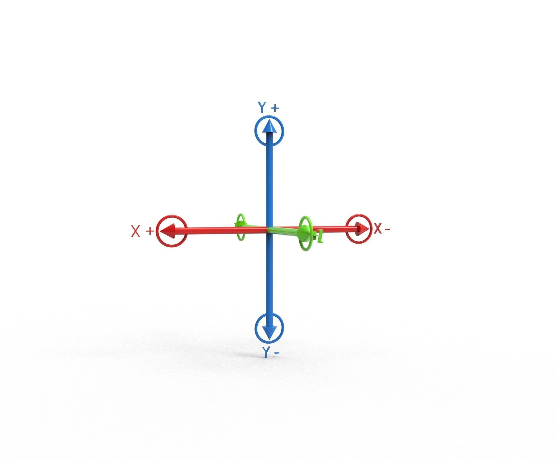 3rd axis Low-poly 3D model_2