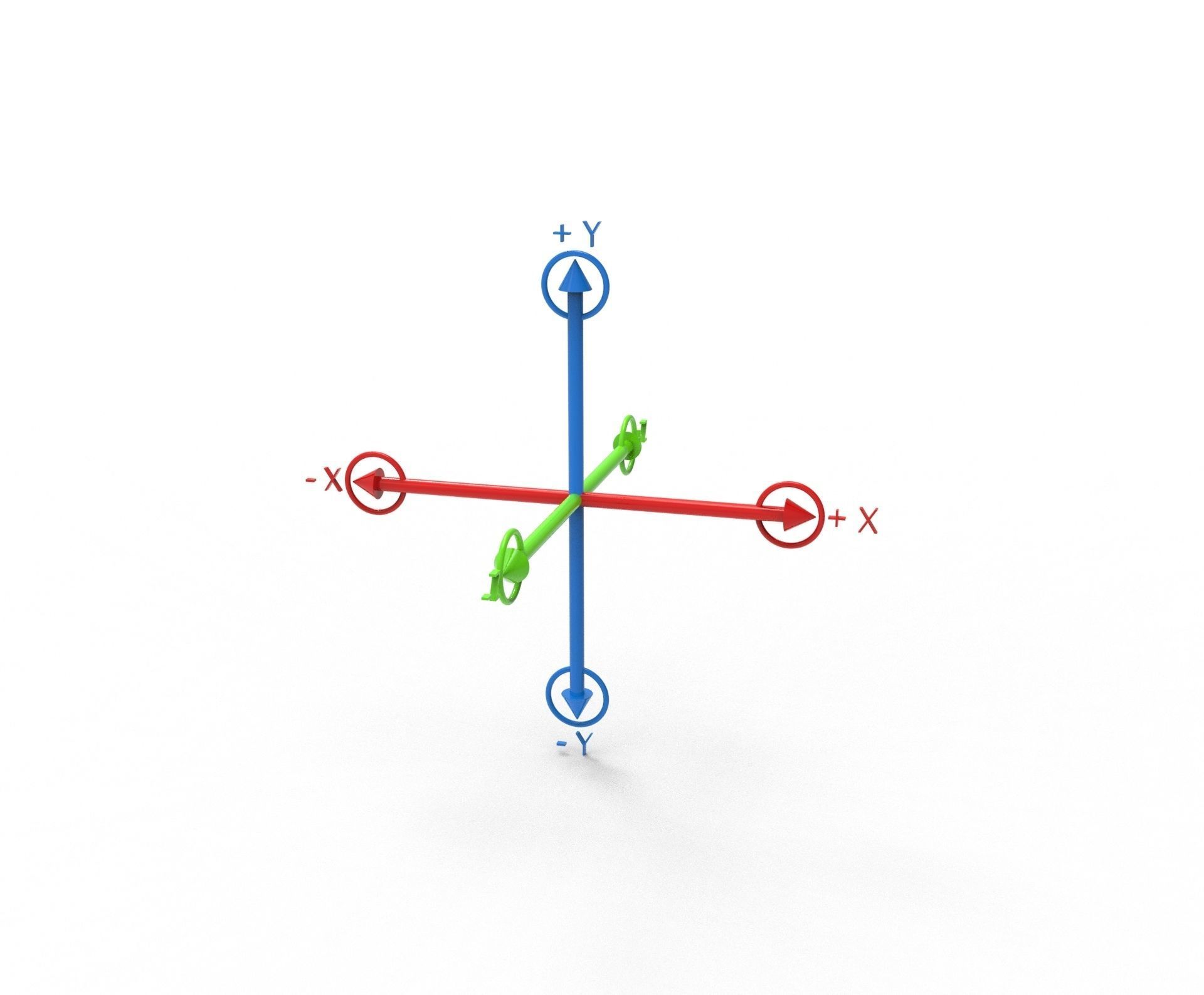 3rd axis Low-poly 3D model_5