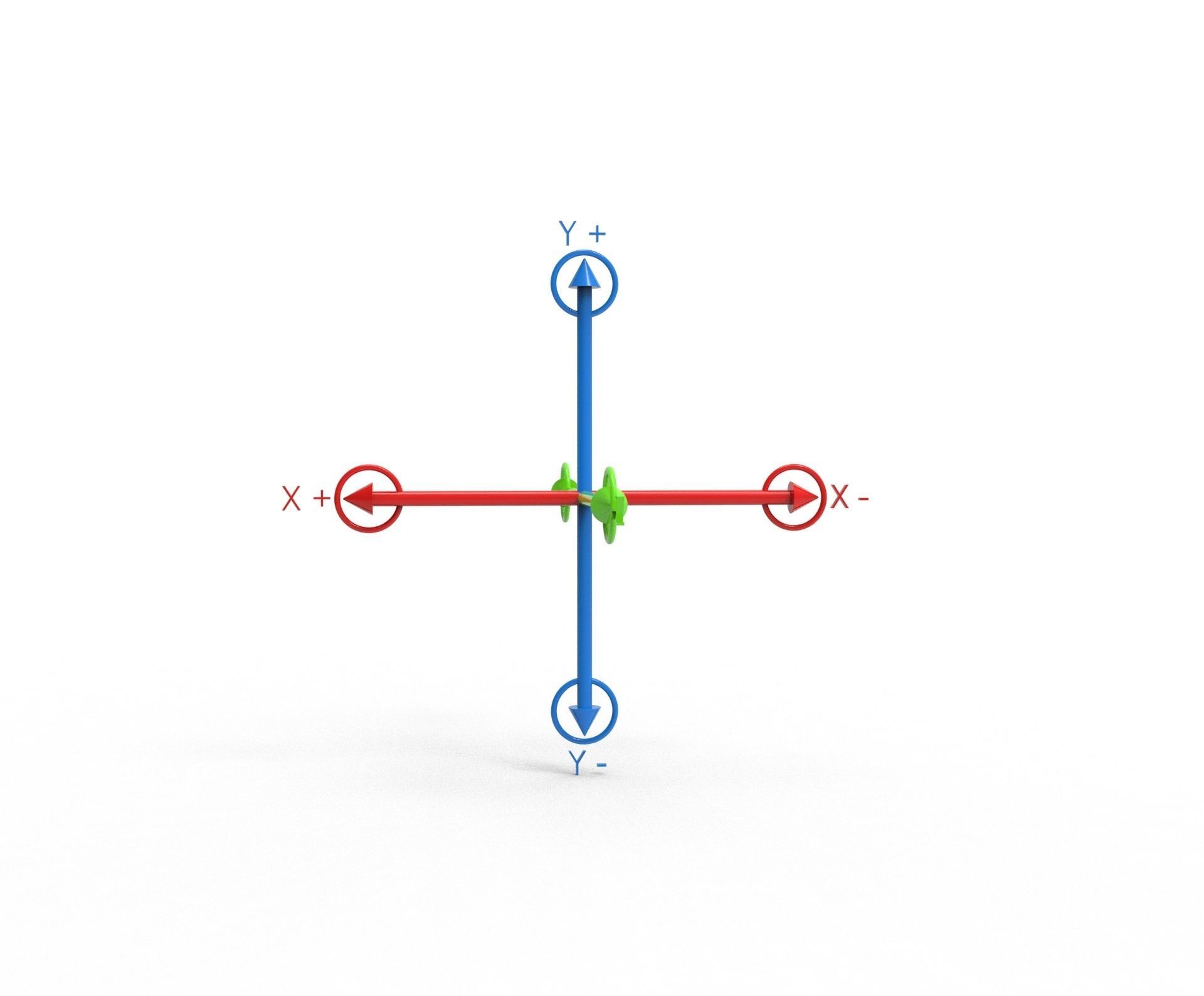 3rd axis Low-poly 3D model_1