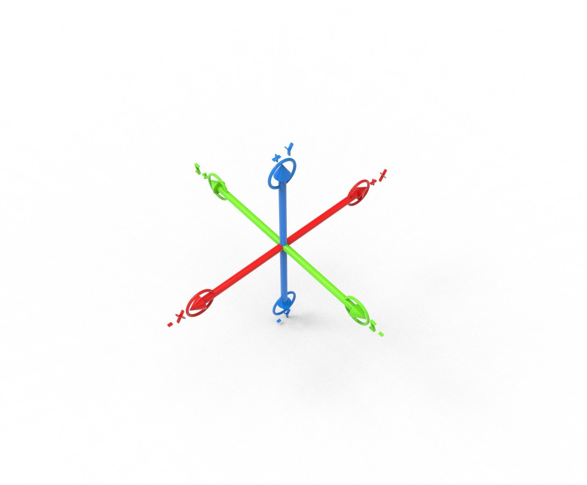 3rd axis Low-poly 3D model_7