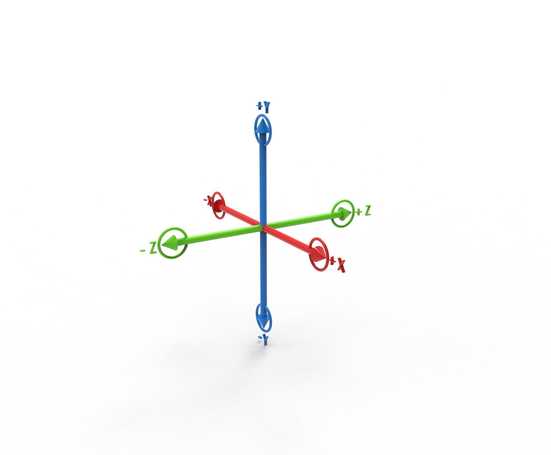 3rd axis Low-poly 3D model_4