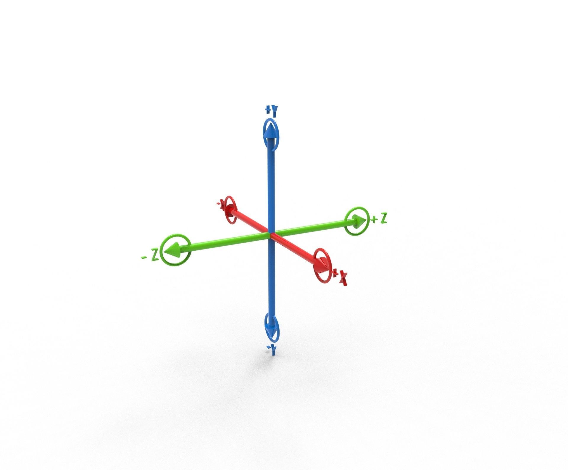 3rd axis Low-poly 3D model_14