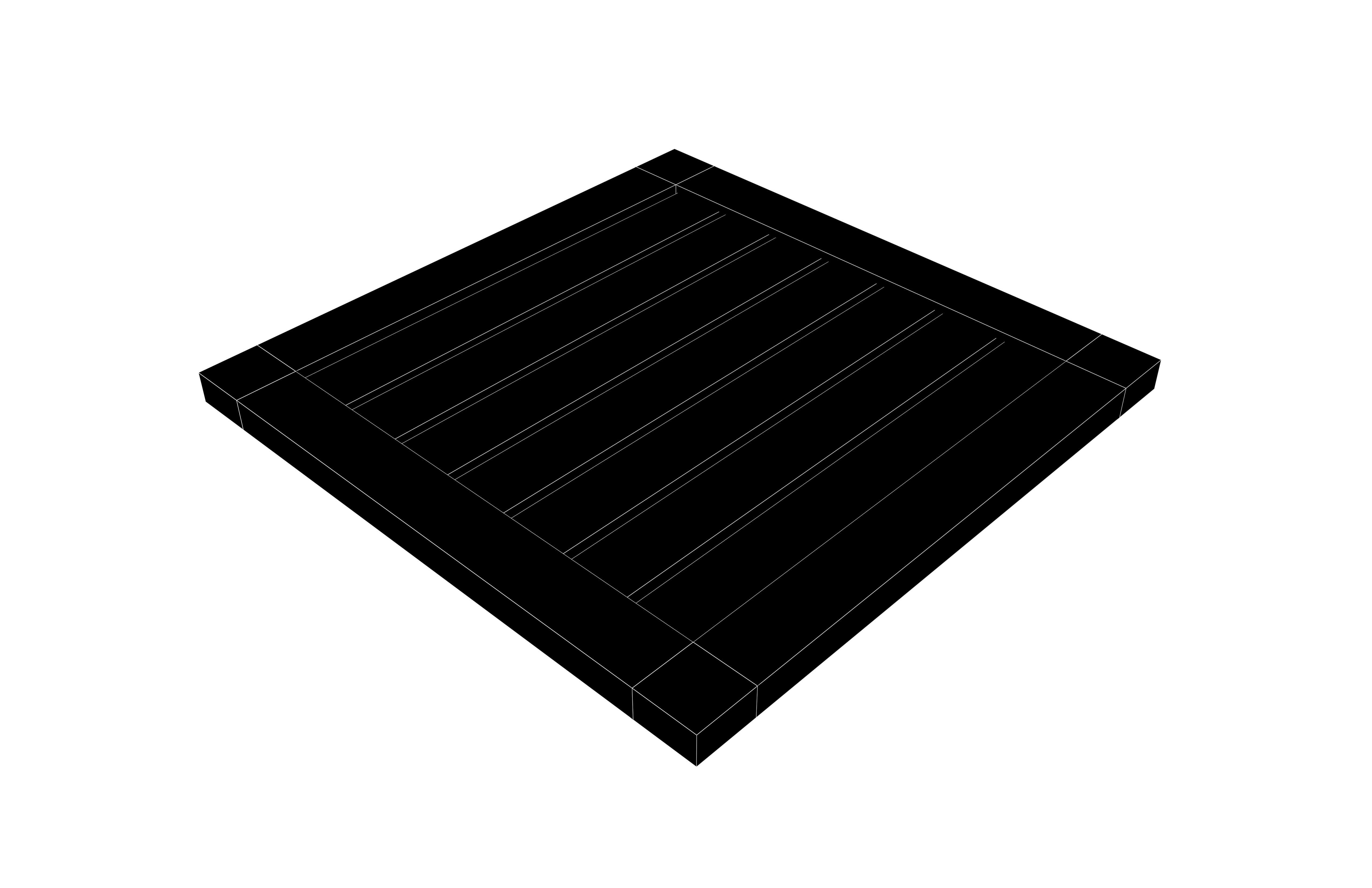 Sewer Grate V2 002 Low-poly 3D model_6