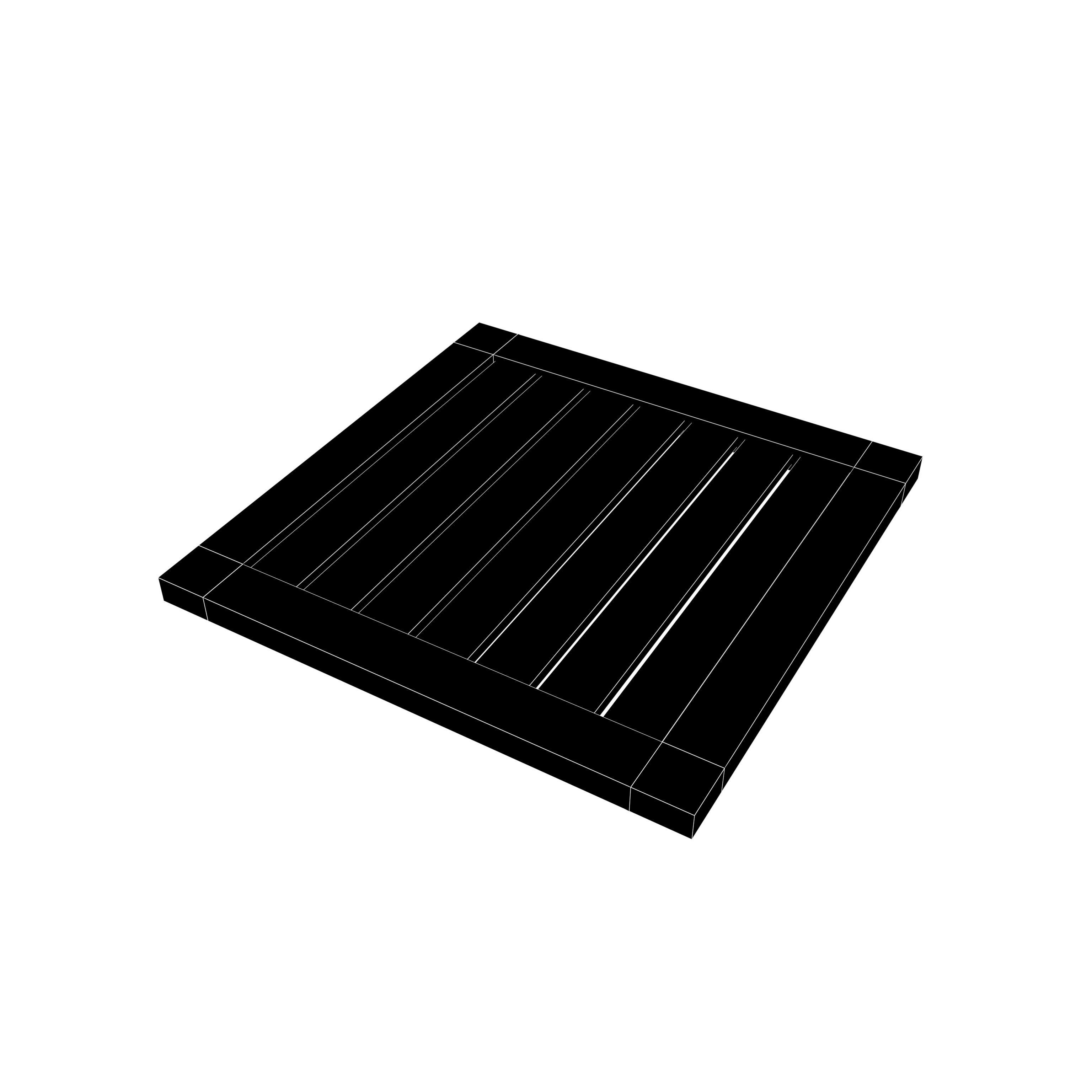 Sewer Grate V2 002 Low-poly 3D model_5