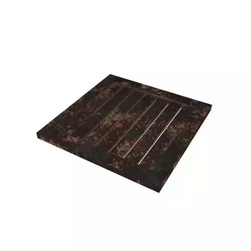 Sewer Grate V2 005 Low-poly 3D model