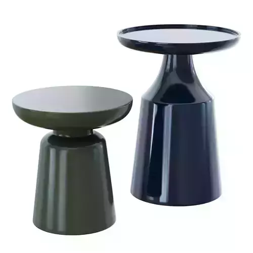 Side tables Iris and Trapeze 3D model