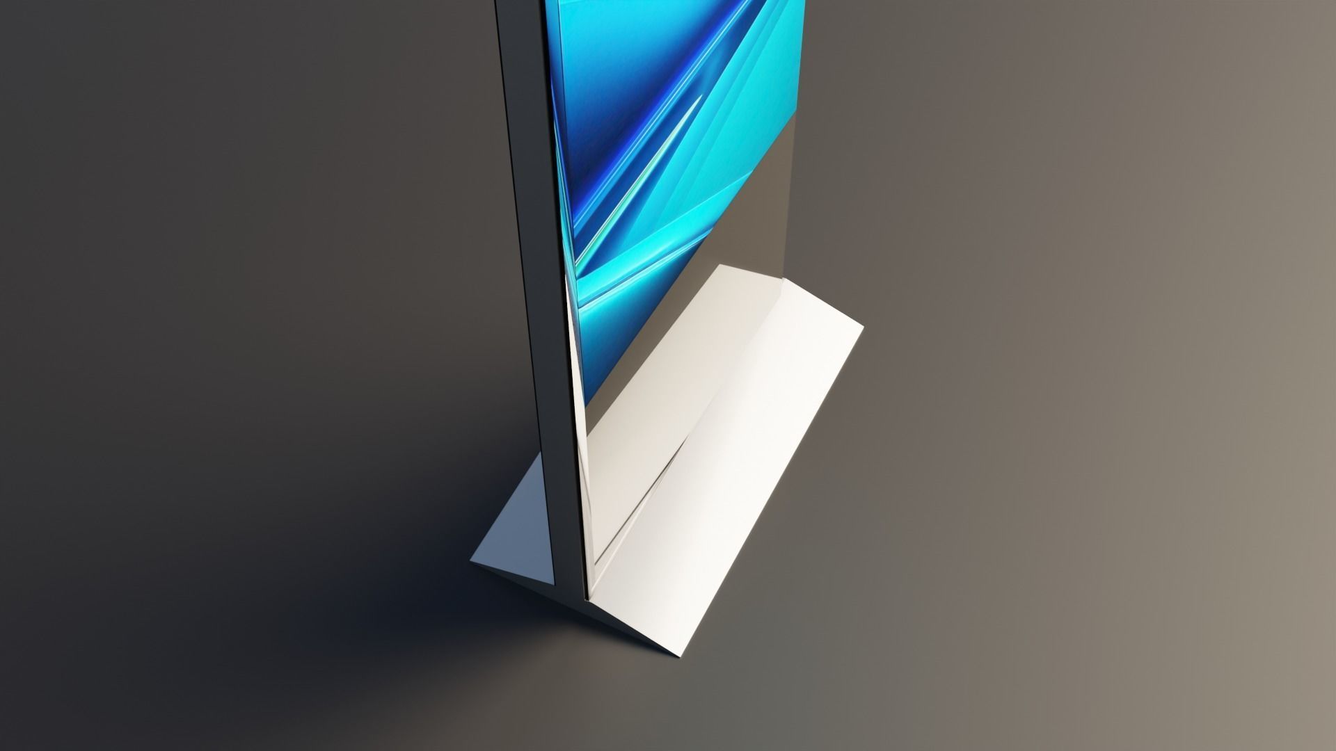 kiosk touch screen Free low-poly 3D model_3