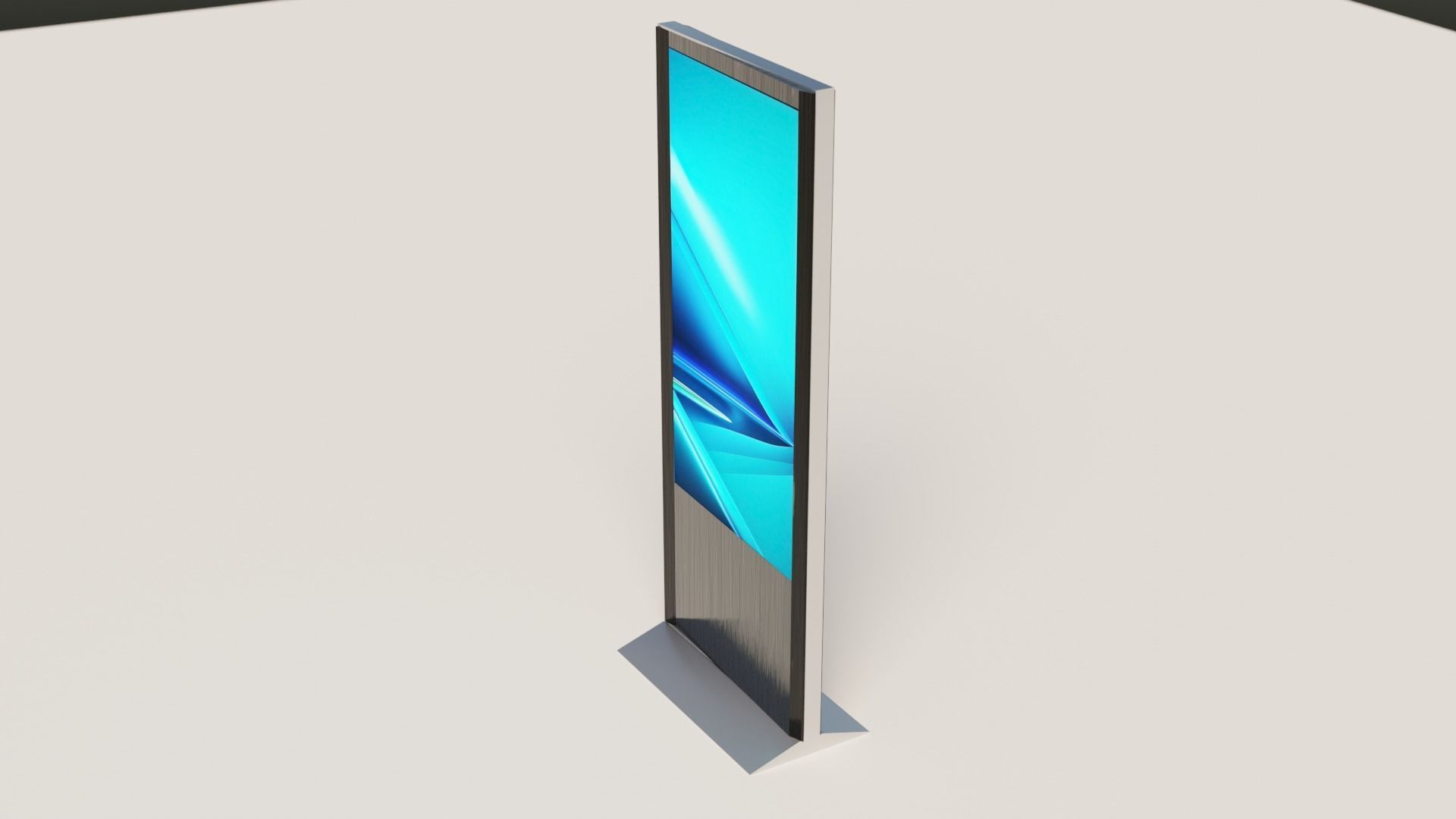 kiosk touch screen Free low-poly 3D model_2