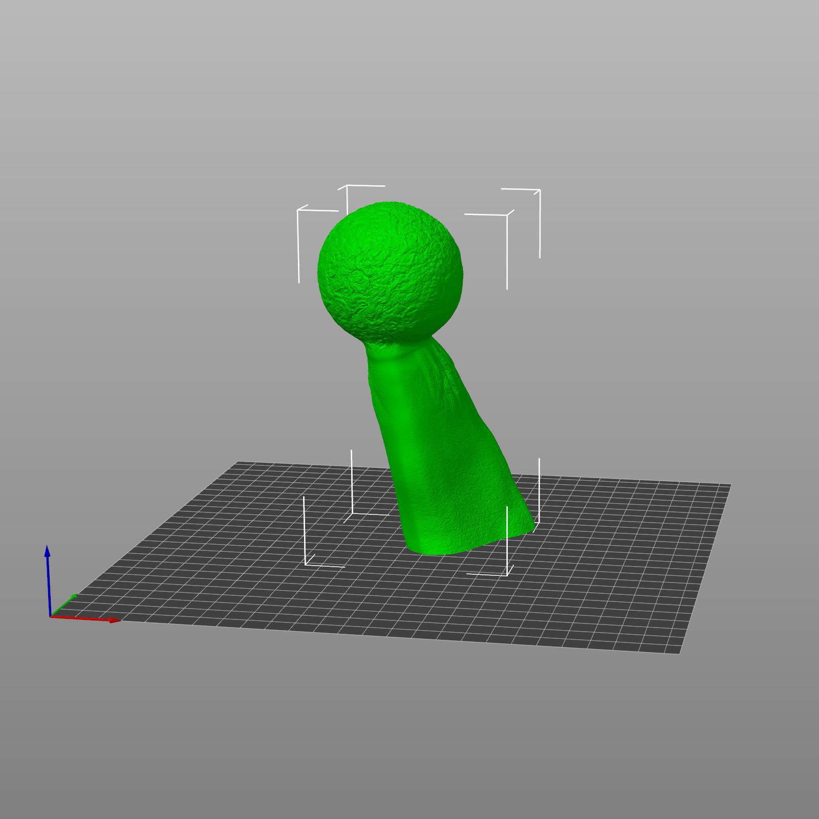 Skull with open eyes  Christmas hat and hollow inside 3D print model_8