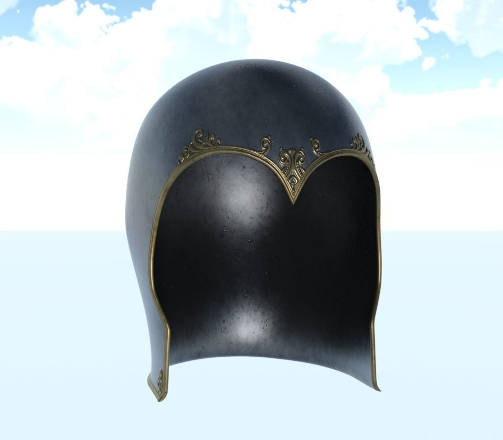 props pack set helmet Low-poly 3D model_2