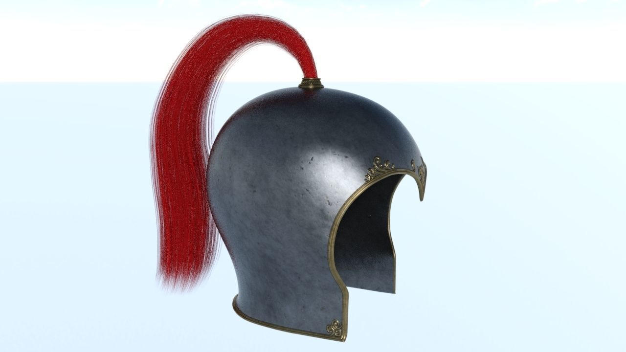 props pack set helmet Low-poly 3D model_1