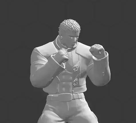 yashiro king of fighters 3D print model