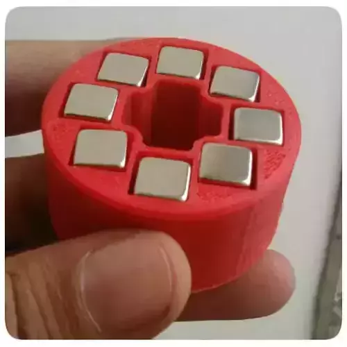 Halbach array holder for NMR spectrometer Free 3D print model
