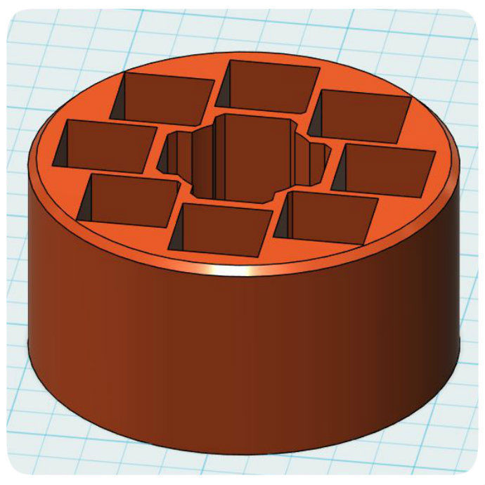 Halbach array holder for NMR spectrometer free 3D model 3D printable ...