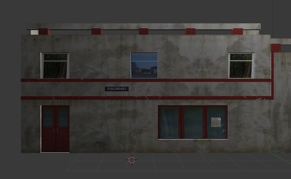 Train Station - Osorhei Low-poly 3D model_1