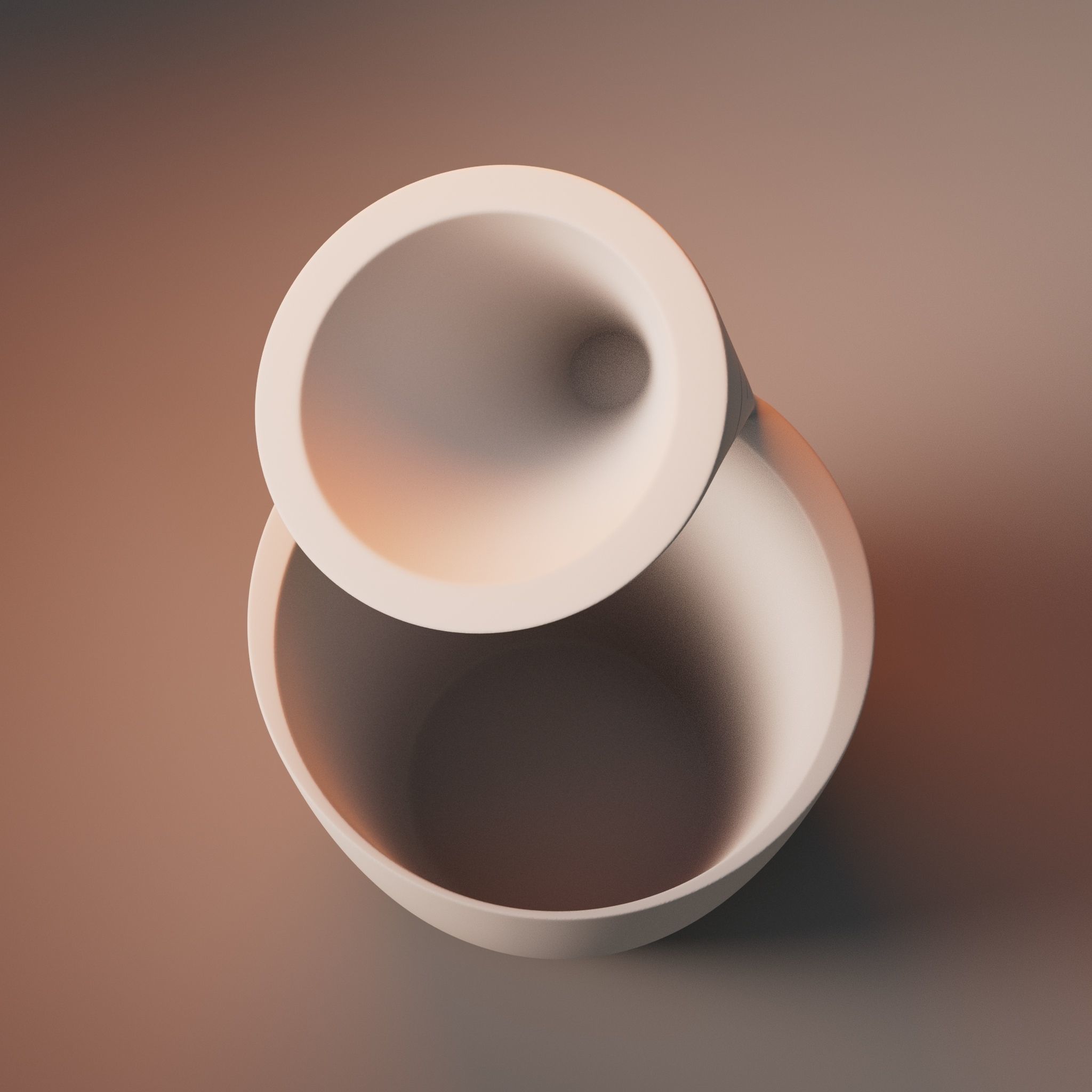 Nefertiti queen plant pot 3D print model_4