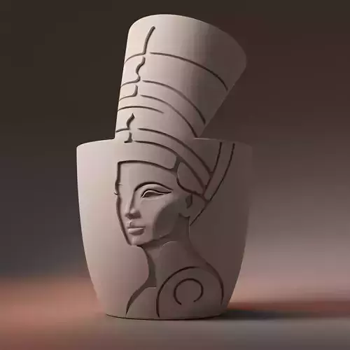 Nefertiti queen plant pot