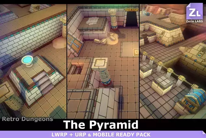 EnviroKit - THE PYRAMID - Retro Lowpoly