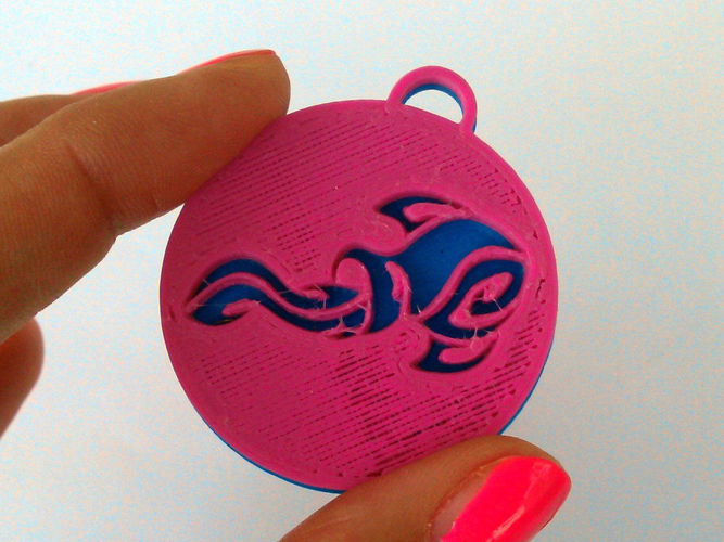 Pendants Zodiac signs Air Free 3D print model