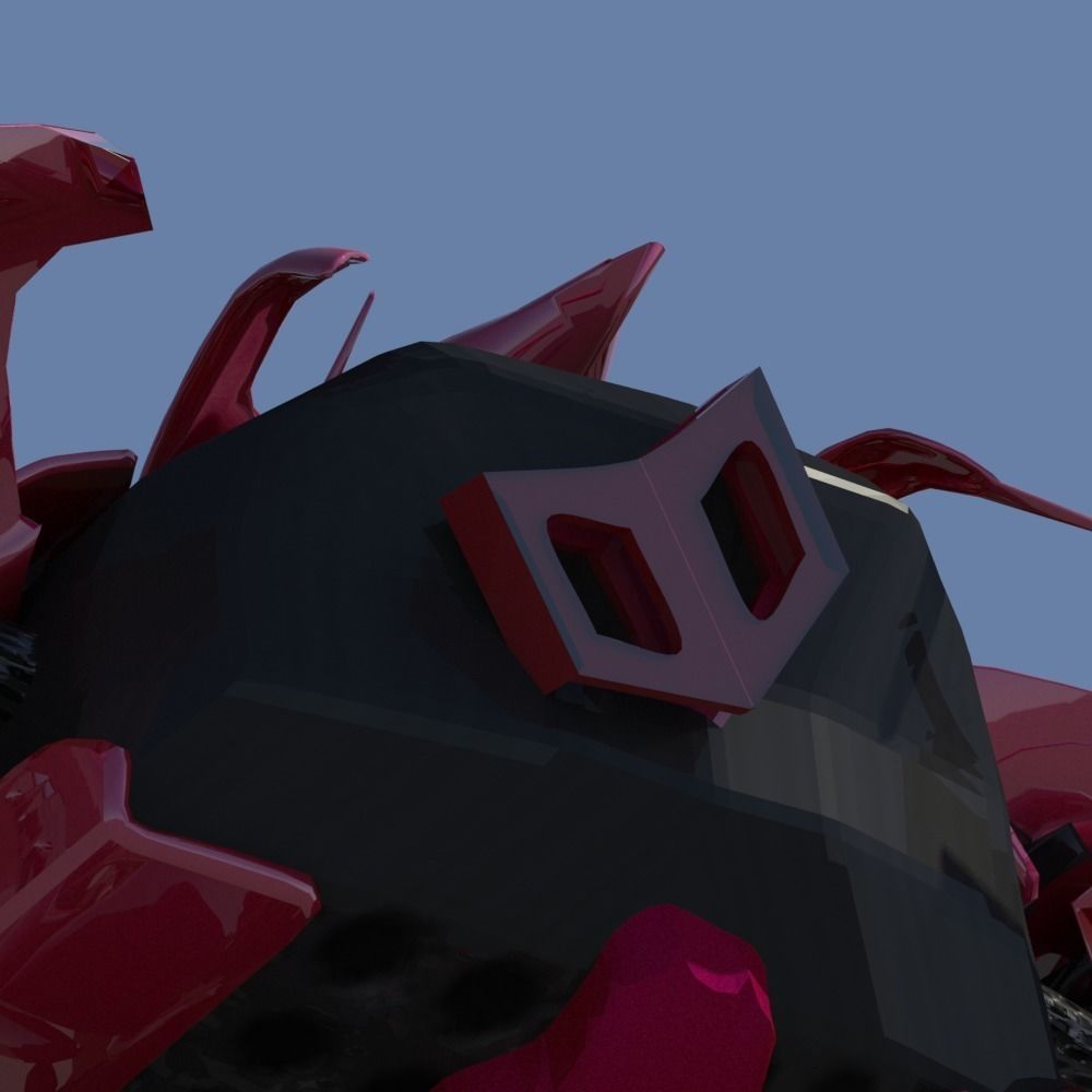 SHINKIRO sci-fi mecha 3D model_5