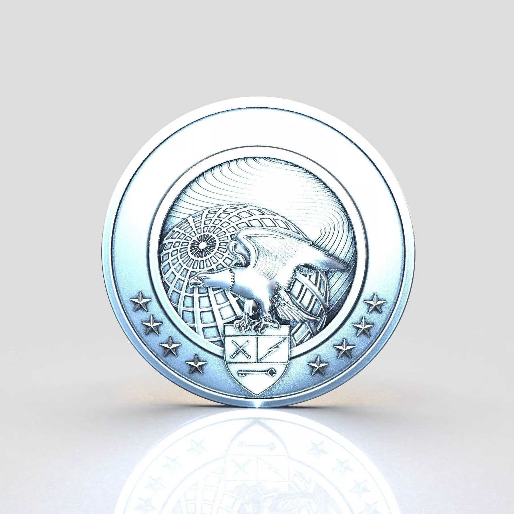 EAGLE AND THE WORLD 3D print model