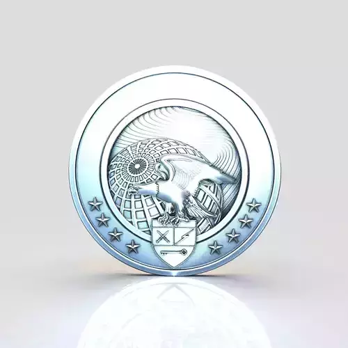 EAGLE AND THE WORLD 3D print model