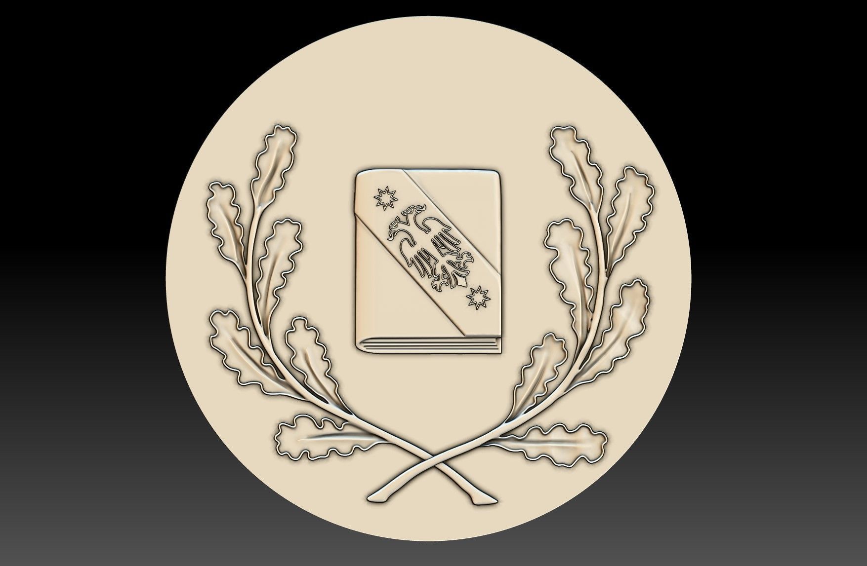 Embleme - 3D Reliev 3D print model_3