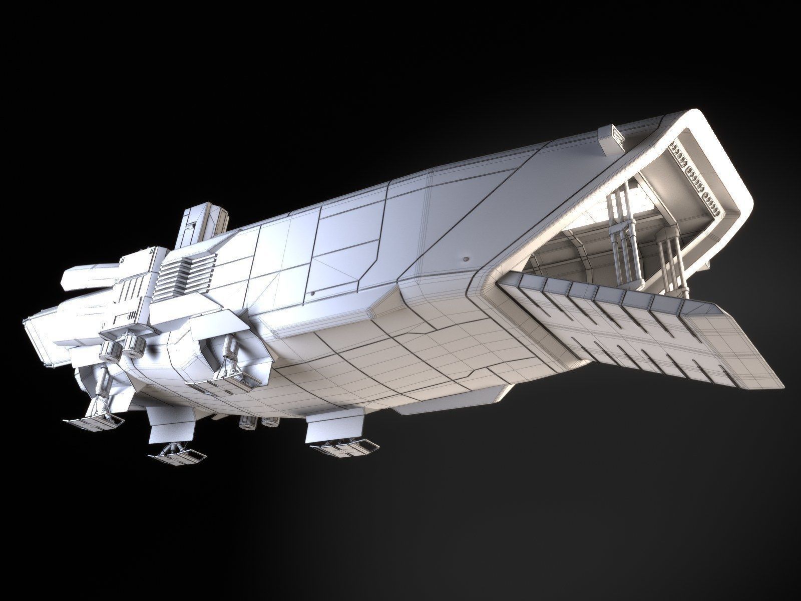 Star Wars Transporter - Atmospheric Assault Lander 3D model_19
