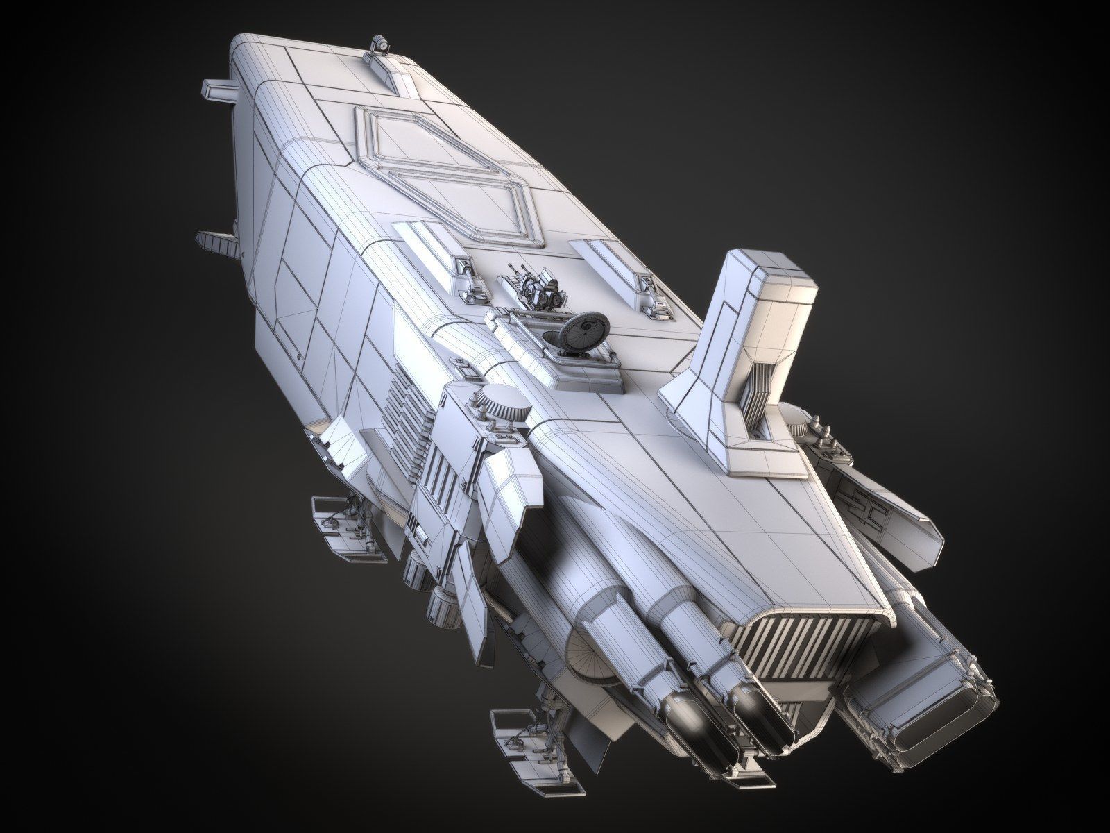Star Wars Transporter - Atmospheric Assault Lander 3D model_20